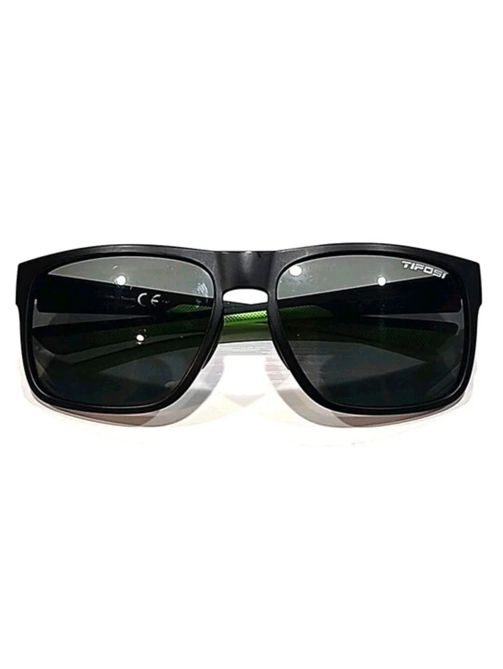 Tifosi Optics Swick Black Gray Square Sunglasses BG